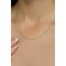 Sacce Scarves & Accessories 45 cm Gold Çelik Zincir Kolye