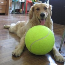 Huoxun Shop A Mavi Stil 9.5 Inç Köpek Tenis Topu Dev Pet Oyuncak Tenis Topu Köpek Oyuncak Çiğneme Oyuncak Imzalı Mega Jumbo Çocuk Oyuncak Topu Evcil Hayvan Malzemeleri Için (Yurt Dışından)