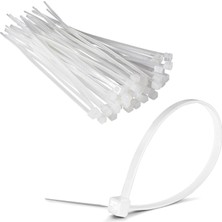 Kablo Bağı Beyaz 43CM 4.8mm Plastik Cırt Kelepçe Naylon (100 Adet) Jameson JKB-4843B