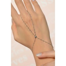 Sacce Scarves & Accessories Gümüş Renkli İnce Zincir Şahmeran