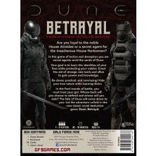 Da Vinci Board Game Dune: Betrayel Kutu Oyunu (Ingilizce)