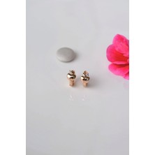 Sacce Scarves & Accessories Zirkon Taşlı Elma Figürlü Küpe Çocuk Küpesi