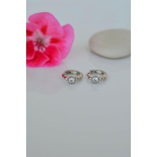 Sacce Scarves & Accessories Antialerjik Bebek Çocuk Tektaş Halka Küpe