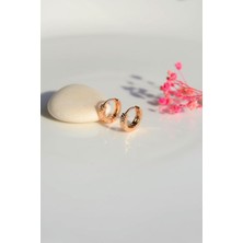 Sacce Scarves & Accessories Altın Model Çocuk Halka Küpe Antialerjik