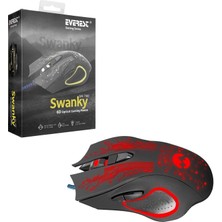 Kablolu Oyuncu Mouse 3200DPI Ledli Everest SM-790