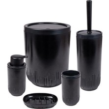 Herevin 5 Parça Banyo Seti - Siyah