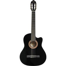 Valencia VC104TCEBK Elektro Klasik Gitar 4/4 Siyah Sap Çelikli