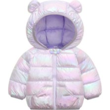 Teddy Şirin Şişme Mont -Lila Mor 21LGTEDDYJACKETLILA 4-6 Yas