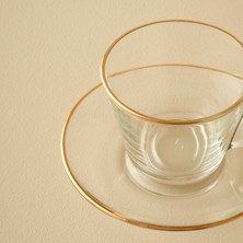 Bella Maison Premium 2'li Çay Fincan Seti Gold (195 Cc)