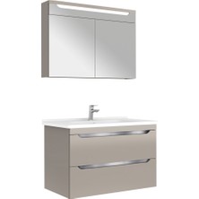 Kale Casilla 100 cm Vizon Banyo Dolabı Takımı 610100201234