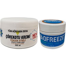 Çörek Otu Kremi Xlwhite Büyük 200 ml Krem + Biofreeze Cool The Paincream 150 ml / Sırt Bel Kas Diz Dirsek Iskelet Agrilarina Masaj Seti