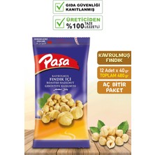 Paşa Kavrulmuş Fındık İçi 40 gr x 12 Adet (TOPLAM 480gr)