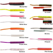 Fujin Baby Worm 5,2cm Floating LRF Silikonu renk #uv yellow