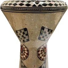 Alexandria 24002 Orijinal Mısır Döküm Profesyonel Darbuka Işlemeli 22 cm