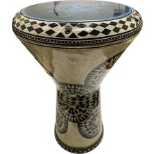 Alexandria 24004 Orijinal Mısır Döküm Profesyonel Darbuka Işlemeli 22 cm