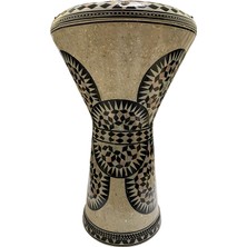 Alexandria 24004 Orijinal Mısır Döküm Profesyonel Darbuka Işlemeli 22 cm