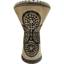 Alexandria 24004 Orijinal Mısır Döküm Profesyonel Darbuka Işlemeli 22 cm