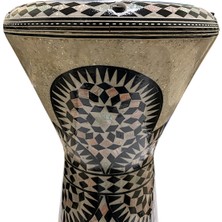 Alexandria 24004 Orijinal Mısır Döküm Profesyonel Darbuka Işlemeli 22 cm