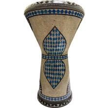 Alexandria 24007 Orijinal Mısır Döküm Profesyonel Darbuka Işlemeli 22 cm