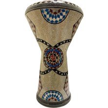 Alexandria 24001 Orijinal Mısır Döküm Profesyonel Darbuka Işlemeli 22 cm