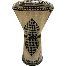 Alexandria 24003 Orijinal Mısır Döküm Profesyonel Darbuka Işlemeli 22 cm