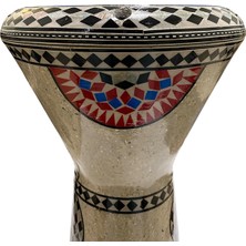 Alexandria 24003 Orijinal Mısır Döküm Profesyonel Darbuka Işlemeli 22 cm