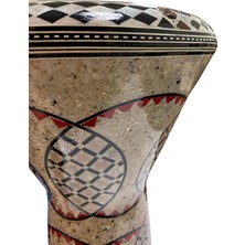 Alexandria 24009 Orijinal Mısır Döküm Profesyonel Darbuka Işlemeli 22 cm