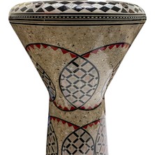 Alexandria 24009 Orijinal Mısır Döküm Profesyonel Darbuka Işlemeli 22 cm