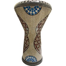 Alexandria 24008 Orijinal Mısır Döküm Profesyonel Darbuka Işlemeli 22 cm