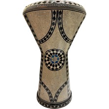 Alexandria 24011 Orijinal Mısır Döküm Profesyonel Darbuka Işlemeli 22 cm