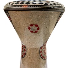 Alexandria 24005 Orijinal Mısır Döküm Profesyonel Darbuka Işlemeli 22 cm