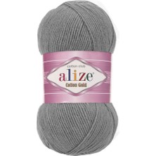 Cotton Gold Örgü Ipliği 5'li Paket Renk KODU:828-KOMUR-GRISI-100 Gr. 330 Mt.