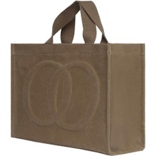Imannoor Minimal Noor Camel Kanvas Çanta