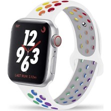 Nettech Apple Watch Seri 40/38 mm Uyumlu Silikon Kordon
