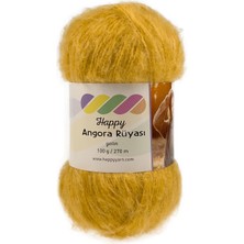 Kürkçü Han Happy Yarn Angora Rüyası 100GR 270M El Örgü Ipi AR015