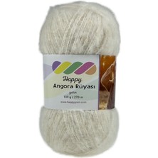 Kürkçü Han Happy Yarn Angora Rüyası 100GR 270M El Örgü Ipi AR012