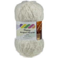 Kürkçü Han Happy Yarn Angora Rüyası 100GR 270M El Örgü Ipi AR011