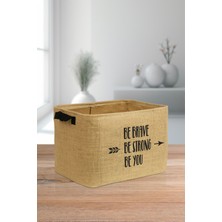Rope Home Oyuncak Düzenleyici Katlanır, Saklama Sepeti Organizer 22 x 30 x 18