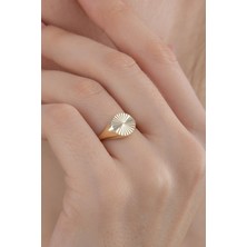 Fiyonk Kuyumculuk 14 Ayar Altın Shine Yüzük