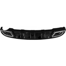 OMGarage Hyundai I30 Sport Difüzör Piona Black + Egzoz Ucu Kromlar 2012 - 2017