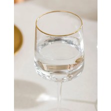 Renksiz Cam Ayaklı Su Bardağı 2'li 320 ml
