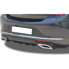 OMGarage Opel Astra J Hb Sport Piona Black Difüzör + Krom Egzos Ucu 2012- 2015 Abs Plastik