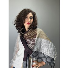 Yumuşak Desenli Unisex Fular Şal 180X50 cm