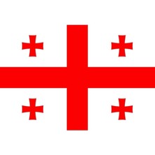 Tezzgelsin Gürcistan Cumhuriyeti Gönder Bayrağı 100X150 Cm.