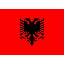 Tezzgelsin Arnavutluk Gönder Bayrağı  100X150 Cm.