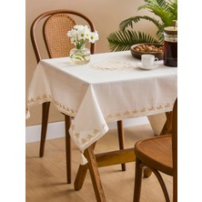 LC Waikiki Dantel ve Püskül Detaylı Masa Örtüsü 90 x 90  cm