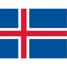 Tezzgelsin Izlanda Gönder Bayrağı  100X150 Cm.