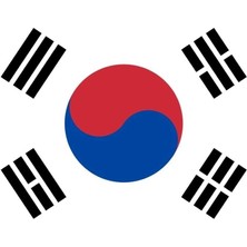 Tezzgelsin Güney Kore Cumhuriyeti Gönder Bayrağı 100X150 Cm.