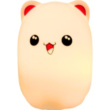 Tasarımlı Dokunmatik Gece Lamba Aydınlatması Renk Değiştirme Özellikli Aydınlatıcı