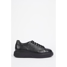 Galliano Shoes Zuma  Deri Siyah Floater Eva Hazır Taban Sneaker